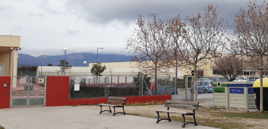 Picture of a public school in Madrid