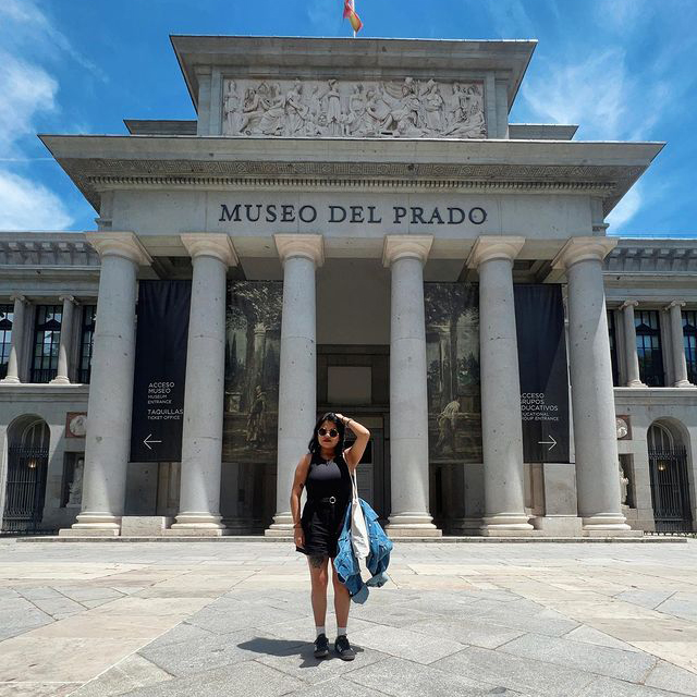 Rosmary visiting Madrid - Museo del Prado