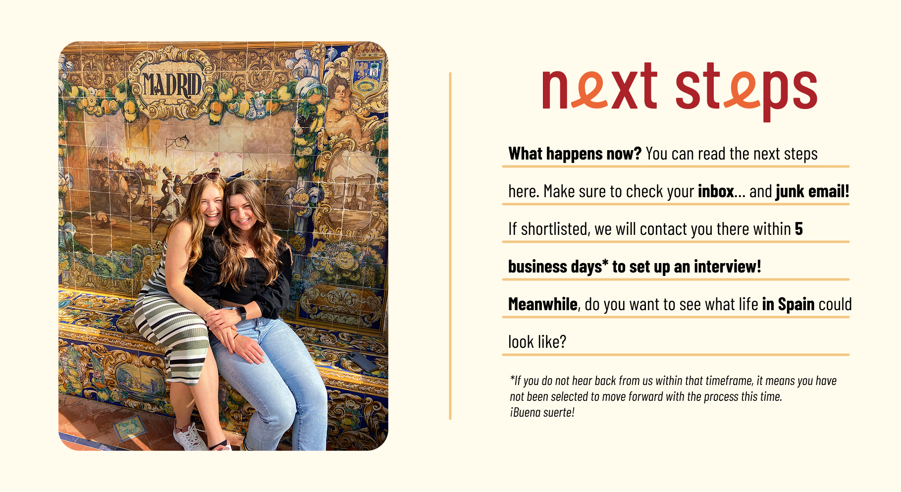 Next Steps Application